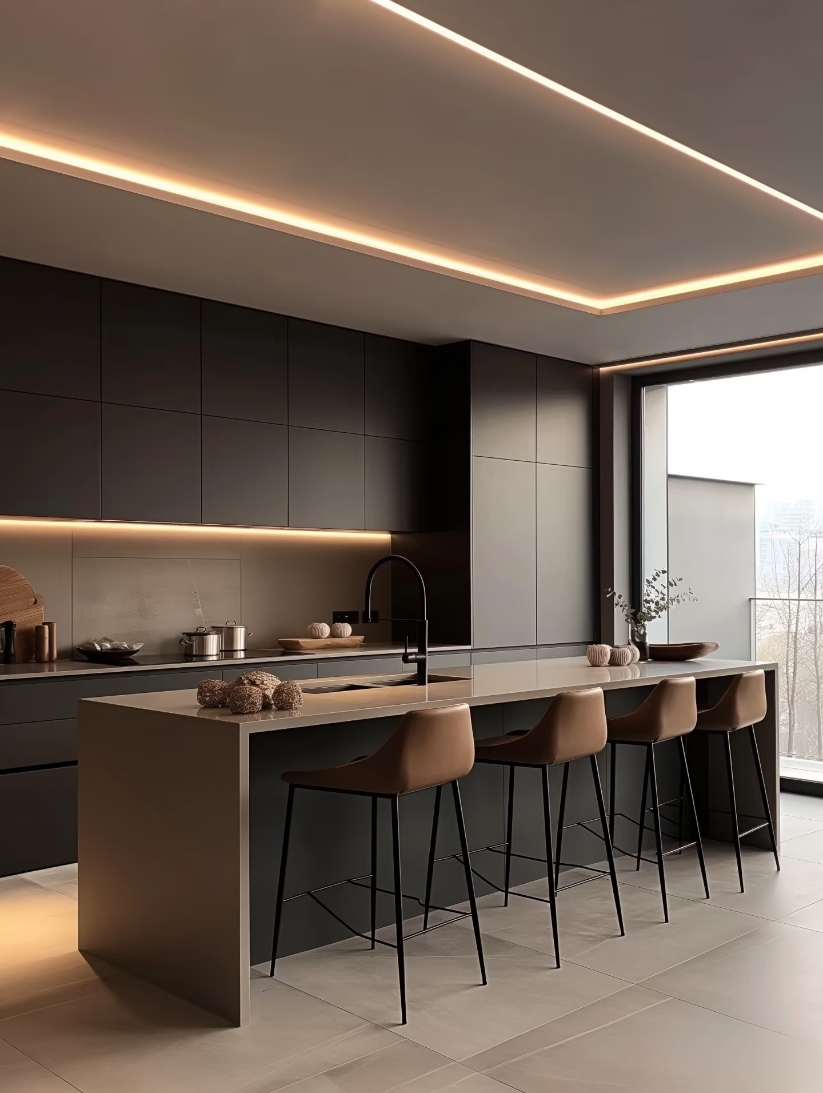 Matte texture PET door panel