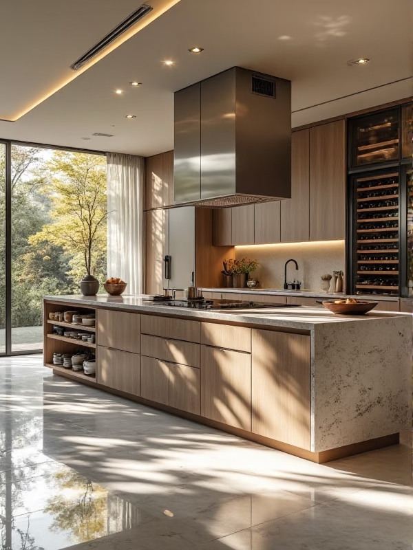 Wabi Sabi Wind and Senjing Elegant Kitchen